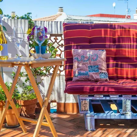 Vilamurada • Terraza Con Vistas Al Casco Antiguo Tatil Evi